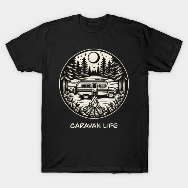 Caravan life T-Shirt by Tofuvanman